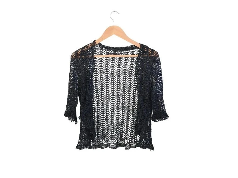 C65 cardigan noir Constance marie L
